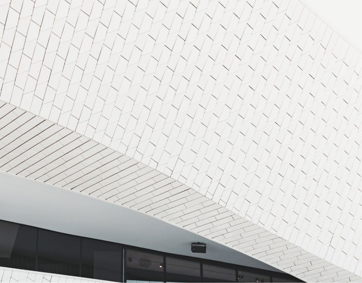 Spotless and spacious convention center interior